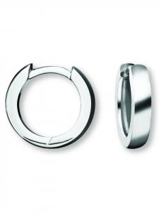 ONE ELEMENT Серьги-кольца из серебра 925 пробы, диаметр 12,6 x 2,6 мм