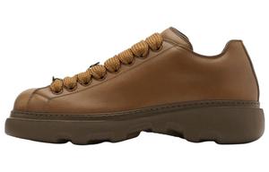 Бурберри Коричневые мужские низкие кеды