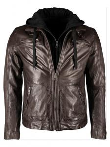 Кожаный пиджак Jcc, коричневый