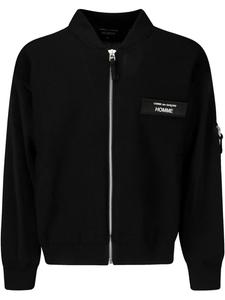 Бомбер Comme des Garçons Homme с нашивкой-логотипом, черный