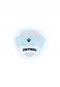 Ночник детский Spin Master Paw Patrol для детской комнаты, 25x25 см, синий