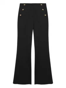 Брюки Robin с отделкой пуговицами Simkhai, черный