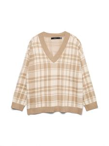 Вязаный свитер цвета серебристой норки Vero Moda