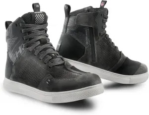 Мотоциклетные ботинки SHIMA Rebel 2.0 для мужчин, кожаные, вентилируемые, с защитой голеностопного сустава, Women's Ventilated Grey