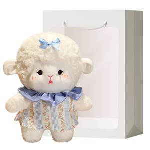 Милый альпака ягненок, облачная овечка, успокаивающая кукла плюшевая игрушка 25см/35см/45см высота Barbne, синий