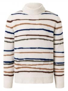 Maerz Muenchen Белый шерстяной свитер с высоким воротником