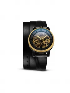 Наручные часы Skeleton 36 мм Fob Paris, золотой