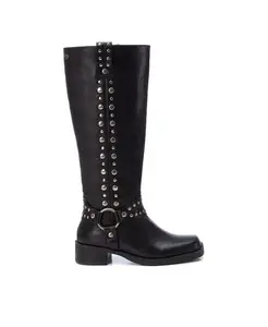 Женские высокие сапоги с заклепками от XTI Xti, черный