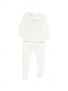 Комплект с брюками и воротником Питер Пэн Paz Rodriguez, бежевый