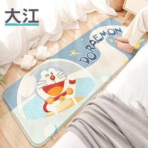 Dajiang Ковер 60х160 см для спальни, Doraemon, из овечьей шерсти, летний охлаждающий, противоскользящий