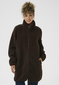 Флисовая куртка Love Copenhagen LCVIGGA LONG JACKET, Chocolate Plum/Dark Brown
