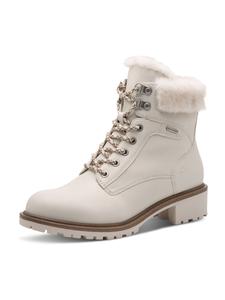 Ботинки на шнуровке Tamaris, кремовый