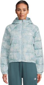 Женская толстовка с капюшоном Hydrenalite Down с принтом The North Face, Blue Eclipse Regenerative Ink Print