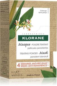 Маска для волос Галангал против перхоти Klorane, 8× 3 гр
