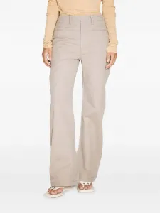 Расклешенные брюки из хлопка ENTIRE STUDIOS, нейтральный