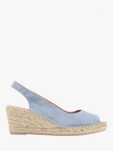 Замшевые босоножки rosanna на танкетке с откидной спинкой Jones Bootmaker, цвет Pale Blue