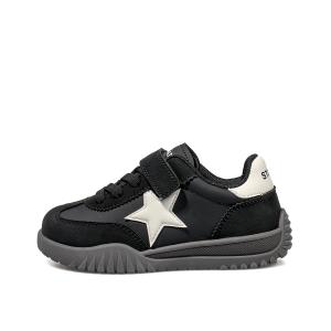 Противоскользящие износостойкие детские кроссовки для скейтбординга ST&SAT KIDS, черный