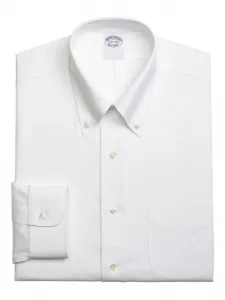 Рубашка на пуговицах с карманом Brooks Brothers, белый