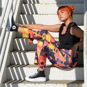 Кроссовки Womens Converse Chuck Taylor All Star Hi Move Platform Sneaker, черный