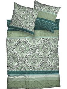 Постельное белье из сатина цвета шалфея Casatex, 135x200 см (80x80 см)