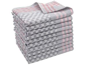 Кухонное полотенце Zollner 00000531 10er-Set, серый - текстиль - 50 x 1 x 100 см