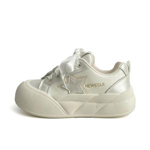 Низкие женские скейтерские кеды City camel, белый