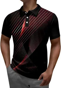 Мужская поло с коротким рукавом для гольфа и отдыха