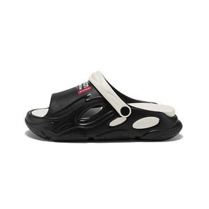 AGSDON Легкие удобные противоскользящие пляжные сандалии унисекс черно-белые, цвет Black White