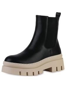 Ботильоны VAN HILL Plateau Boots Natalie, цвет Schwarz Beige