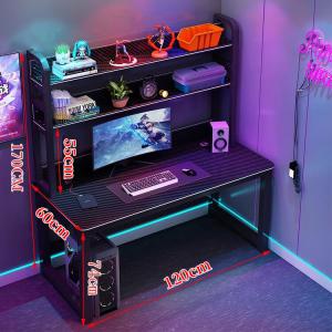 Игровой стол для двоих Xinmeikai с полками, 120x60x74 см, с USB, без стула