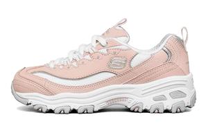 Skechers Износостойкие дышащие низкие детские кроссовки для повседневной носки, светло-розовые