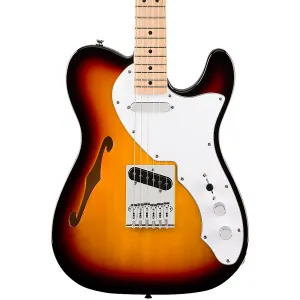 Электрогитара Squier Affinity Series Telecaster Thinline с грифом из клена, 3-цветный солнечный всплеск