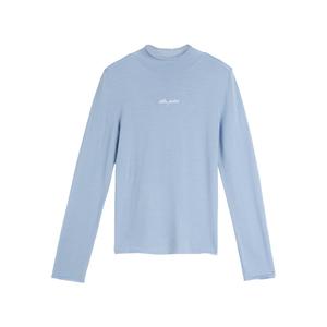 Свитер Women's Draped Collar Moderate Others ELLE, светло-синий