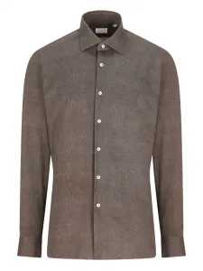 Застегивающаяся рубашка X Franz Kraler Xacus, коричневый