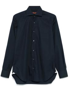 Barba рубашка с отложным воротником, синий