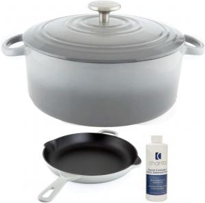 Набор сковородок и кастрюль Chantal, 3 предмета, серый