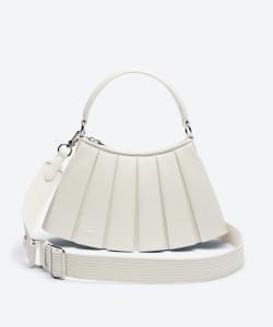 Плиссированная кожаная сумка LENGLEN