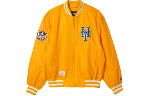 New Era Бейсбольная куртка MLB SS24 унисекс оранжевая, Orange