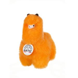 Плюшевая кукла Alpacas Rainbow ручной работы высотой 35 см BBFAT ALPACA, оранжевый