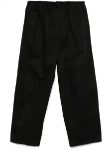 Прямые брюки с кулиской LEMAIRE, черный