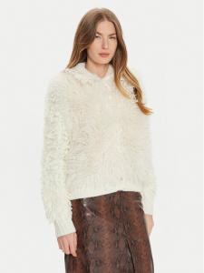 Шуба стандартного кроя Twinset, экрю