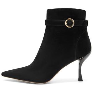 NINE WEST Черные женские ботильоны, цвет Black