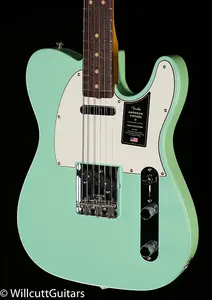 Fender American Vintage II 1963 Telecaster с грифом из розового дерева, цвет Surf Green (305)