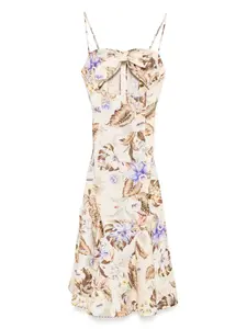 Платье миди Coco ZIMMERMANN, нейтральный