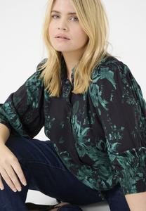 Блузка на пуговицах MONA Kaffe Curve, черный