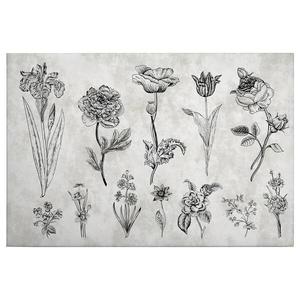 Фреска A.S. Création Sketchpad Floral цвет grau/schwarz