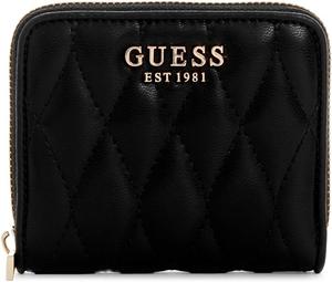 Кошелек GUESS Valla Small Zip-Around, Black Floral Print