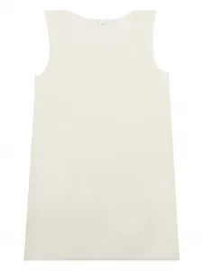 Жилет без рукавов The Row, кремовый