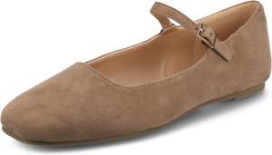 Женские туфли-лодочки Journee Carrie среднего и широкого размера с ремешком и пряжкой Journee Collection, Taupe