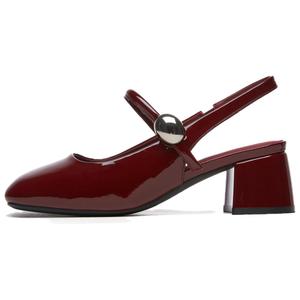 Женские туфли на высоком каблуке ZGR, Burgundy